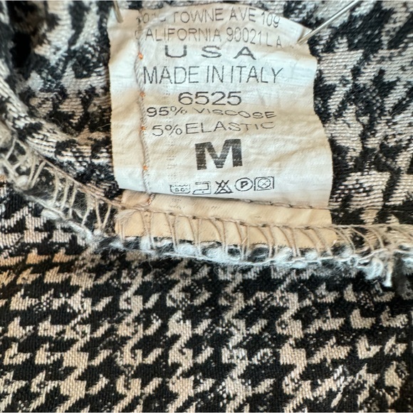 The Porter Collective Houndstooth Pants - Size M - Picture 5 of 6